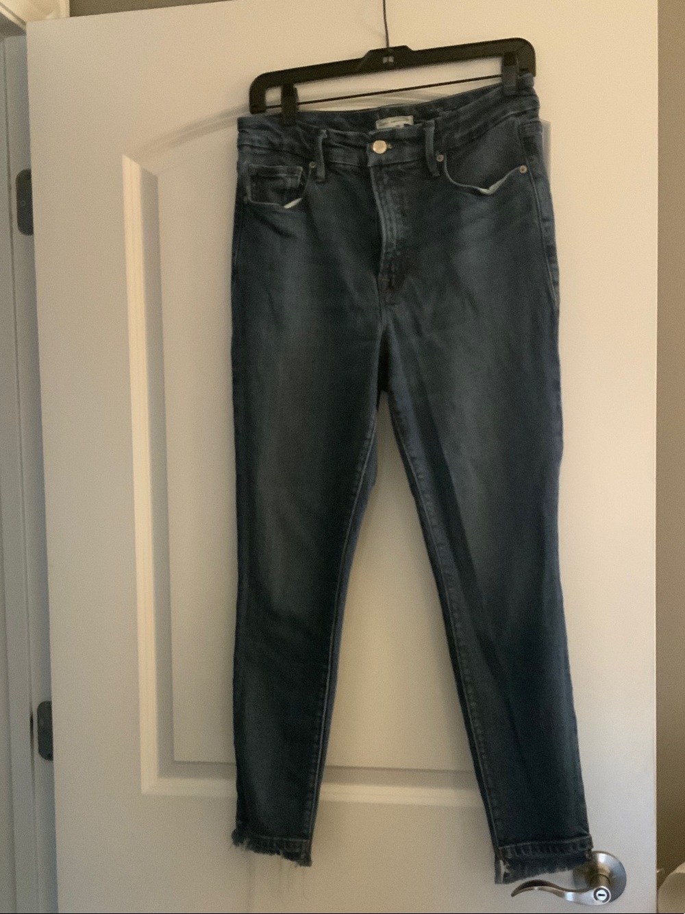 Good American Dark Wash Skinny Jeans